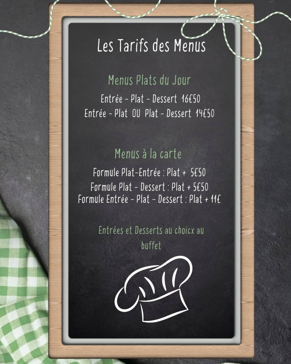 carte menu