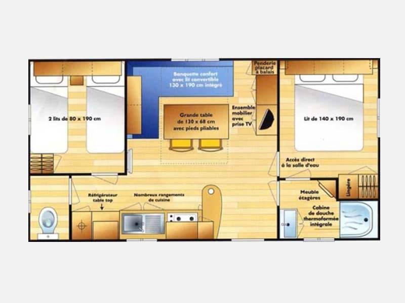 mobilhome-IRM-2-chambres-plan